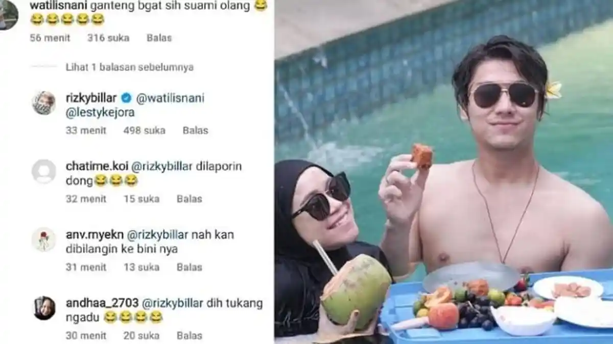 Paras Menawan Rizky Billar Digoda Perempuan Lain, Reaksi Lesty Kejora Disorot: Dasar Kang Ngadu