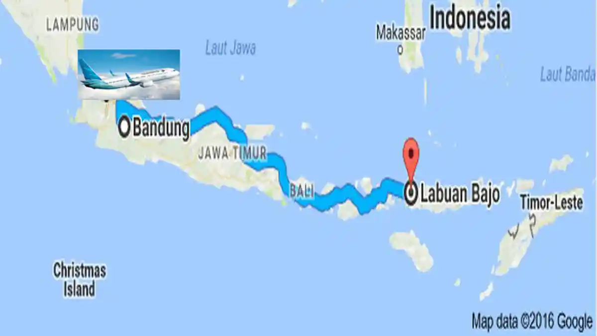 Sekarang ke Labuan Bajo Nusa Tenggara Timur bisa dari Bandung