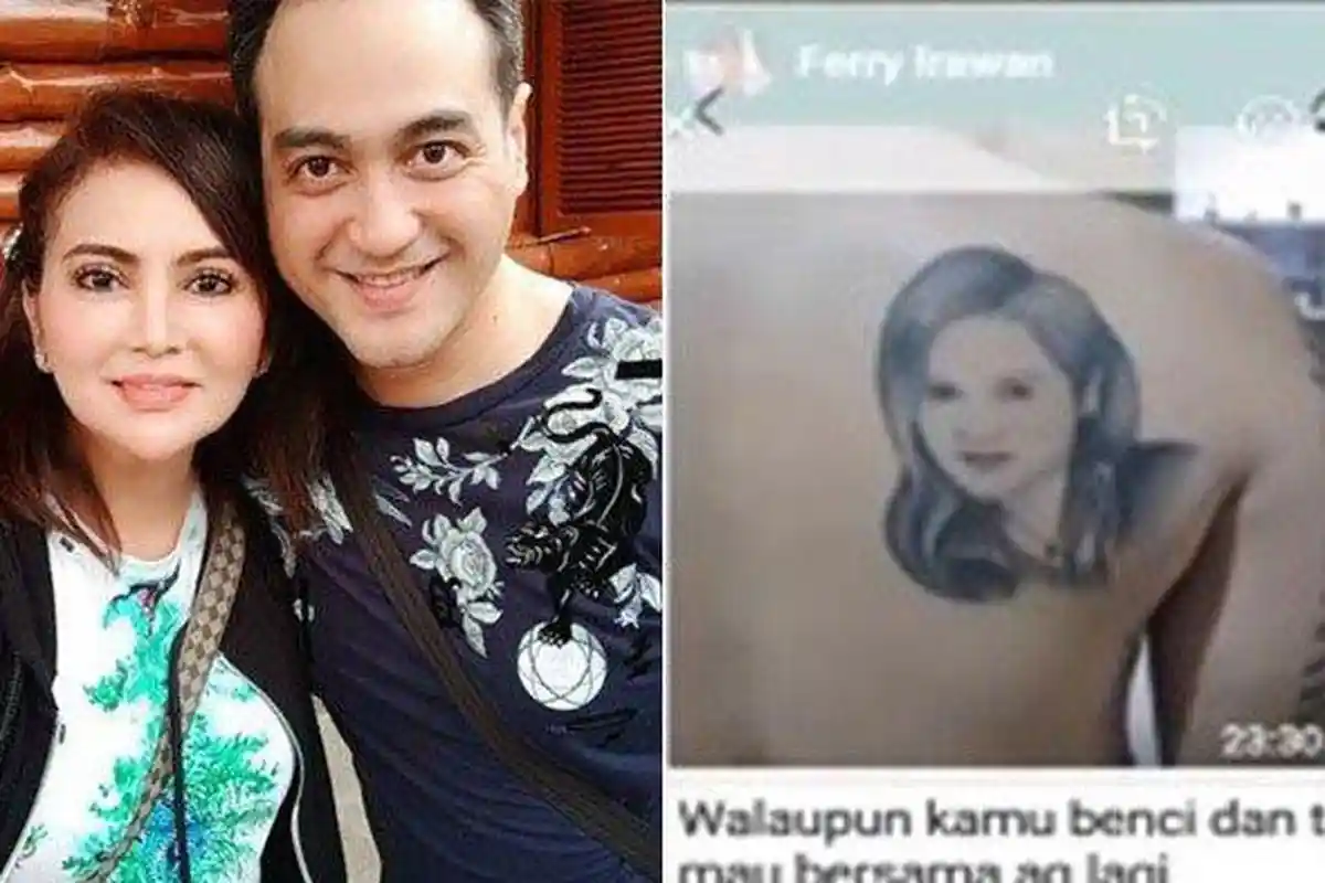 Ferry Irawan Pasrah, Tak Kuat Diserang Soal Tato Anggia Novita