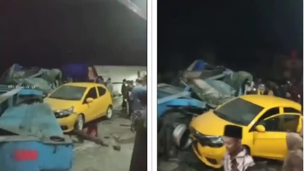 BREAKING NEWS: Kecelakaan Maut Tronton Rem Blong di Jalur Kertek Wonosobo, 1 Meninggal 3 Kritis