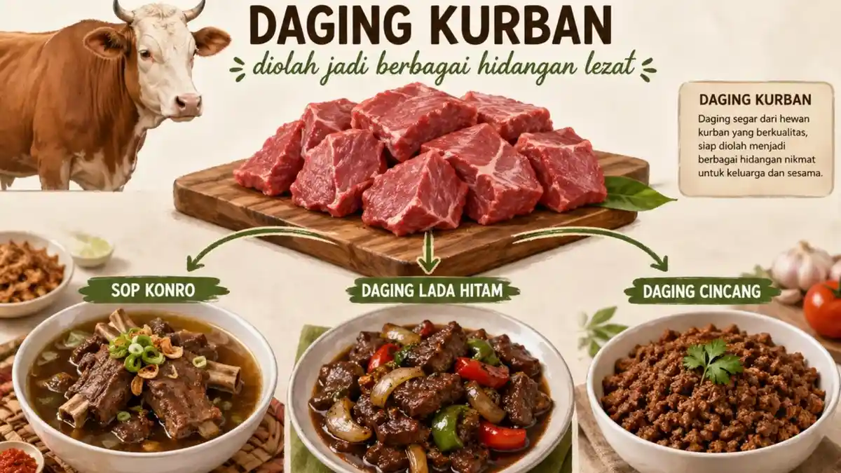 Kumpulan Ide Menu Olahan Daging Kurban, Cocok untuk Sajian Hidangan ...