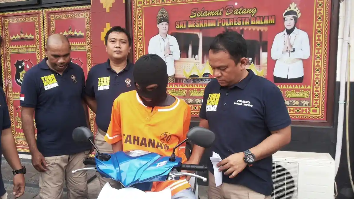 Baru Saja Gasak Motor, Ramon Langsung Diringkus