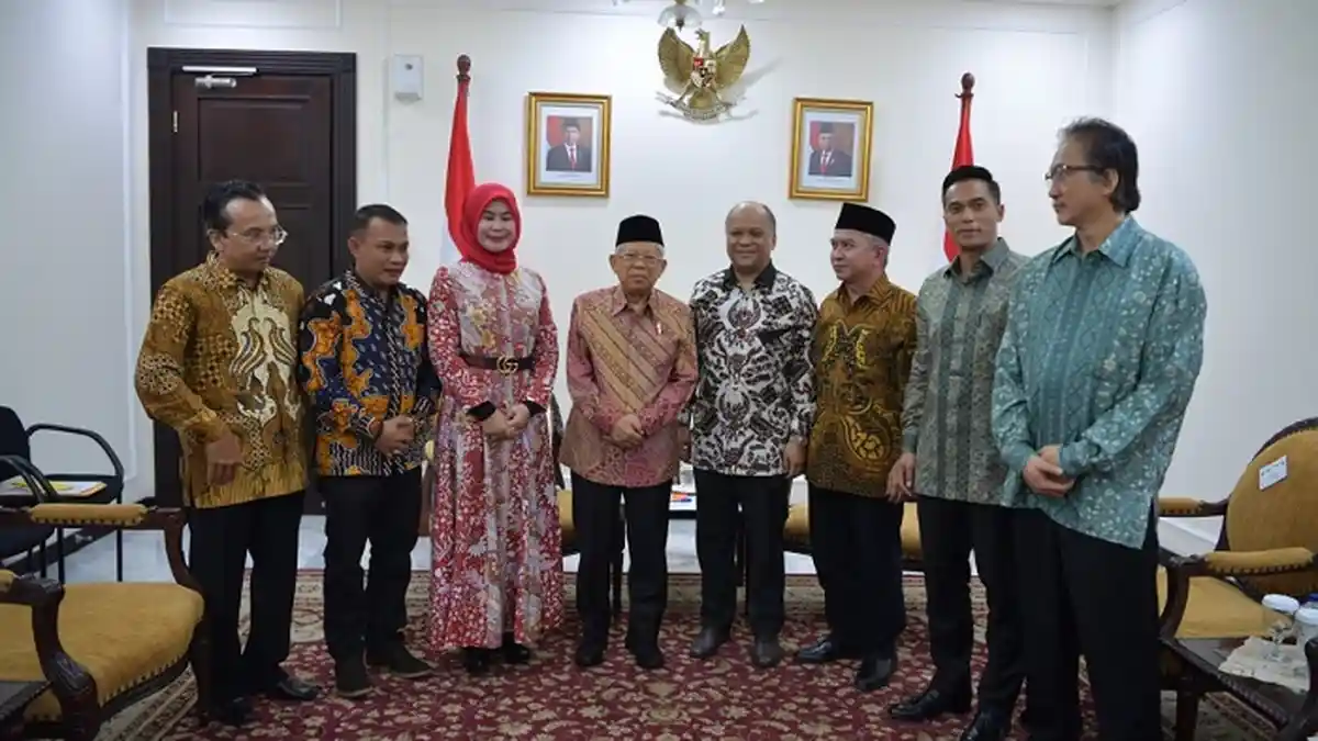 Temui Wakil Presiden, ISMI Paparkan Wacana KEK Halal Barsela