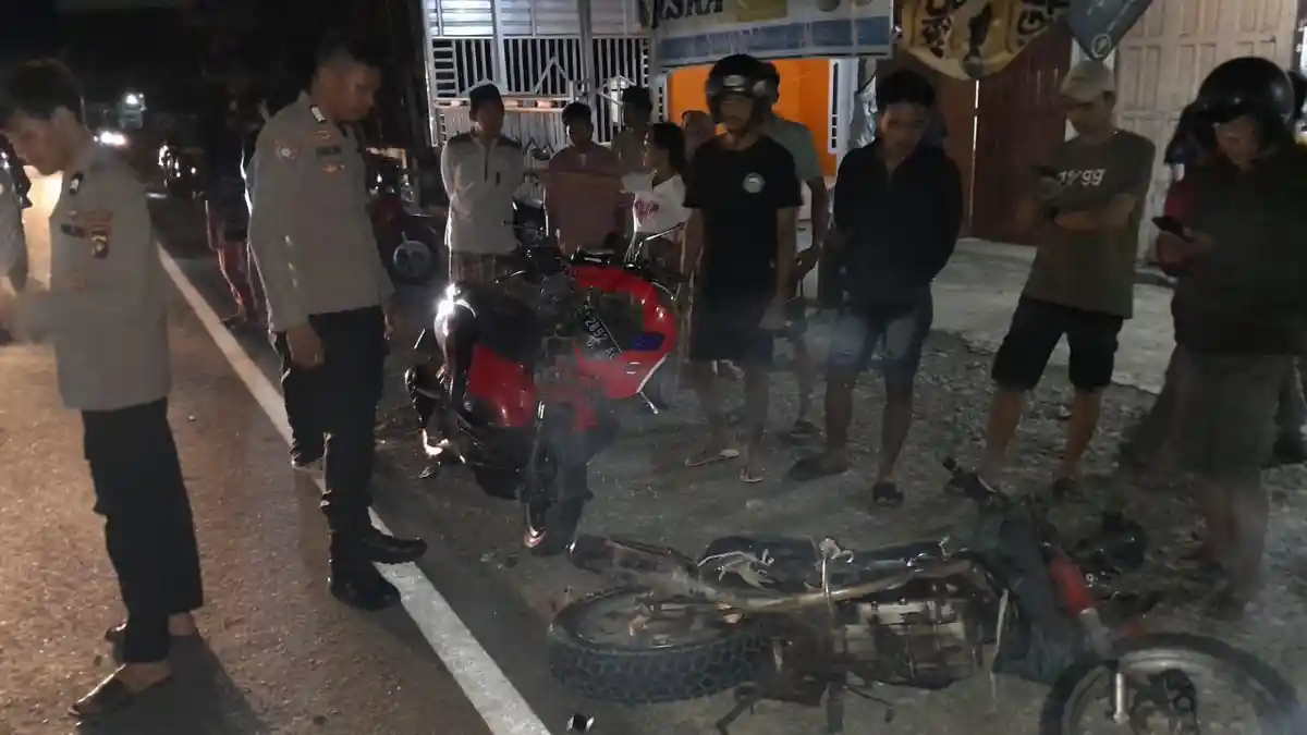Tabrakan Motor di Kalukku, Lima Korban Luka-luka hingga Patah Tulang