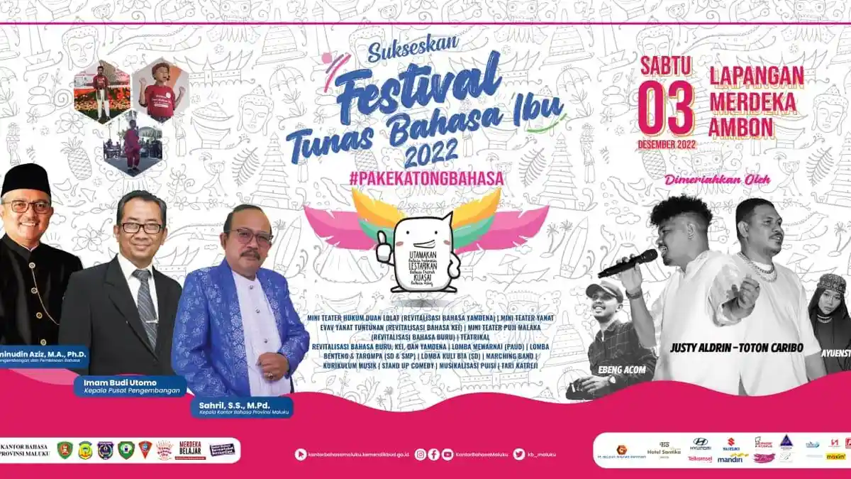 Justy Aldrin, Toton Caribo dan Ebeng Acom Bakal Manggung di Malam Puncak FTBI 2022