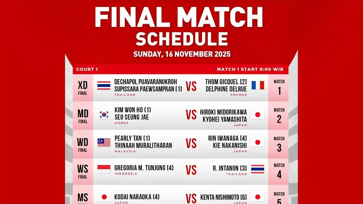 Jadwal Siaran Langsung Final Kumamoto Masters Japan 2025, Gregoria vs Ratchanok Intanon