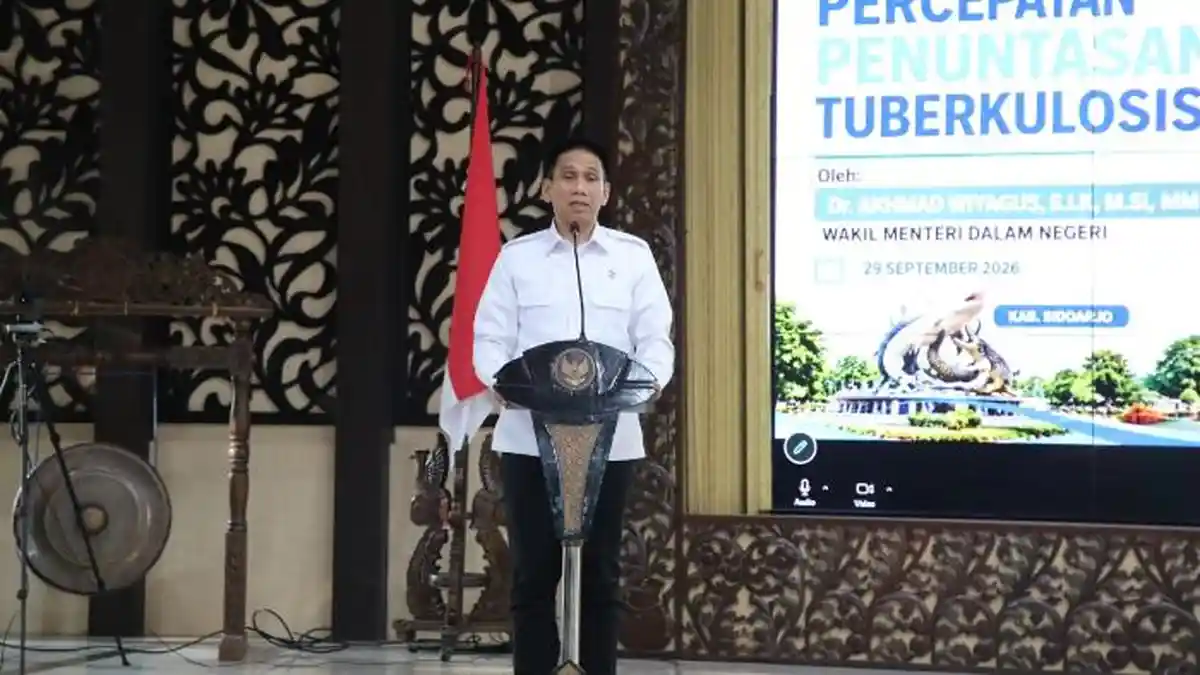 Wamendagri Wiyagus Dorong Pemkab Sidoarjo Mempercepat Pemberian Terapi Pencegahan Tuberkulosis