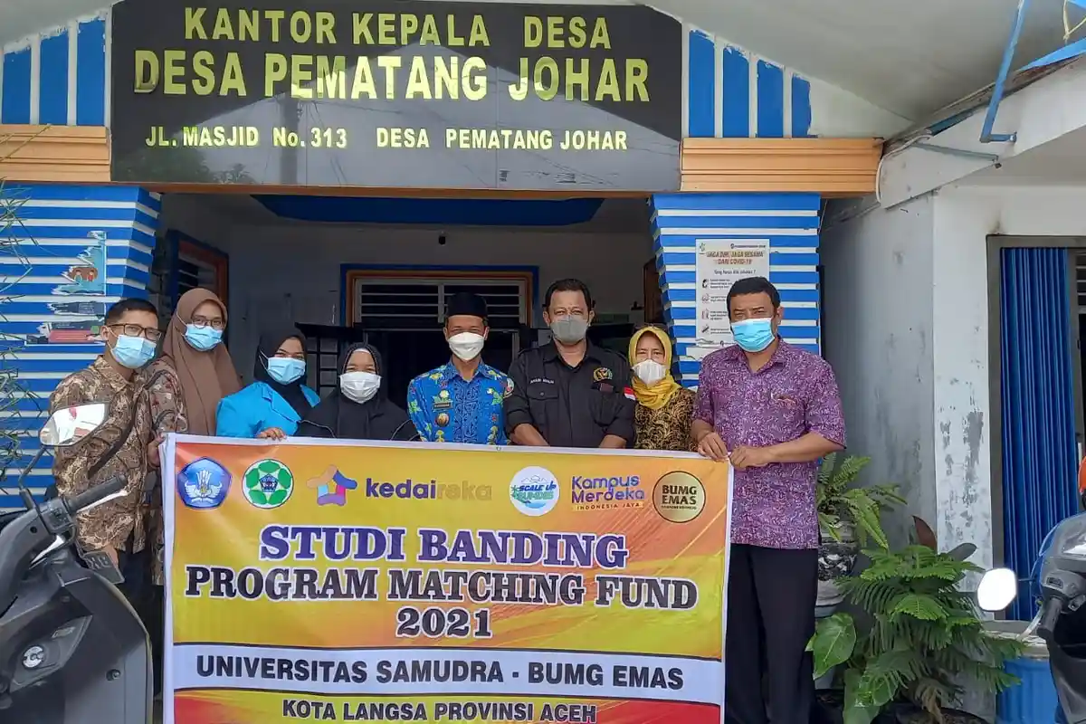 Tim MF Unsam Langsa Dampingi BUMG Emas Studi Ke Deli Serdang Sumut