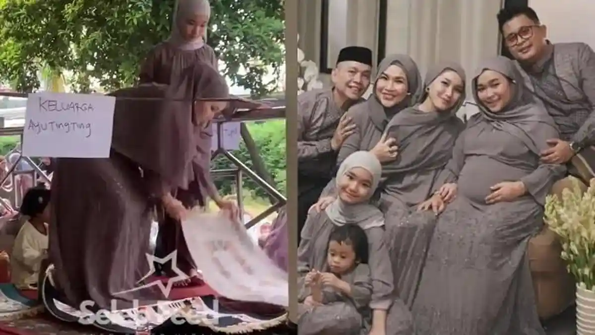 Keluarga Ayu Ting Ting jadi Sorotan, Booking Tempat Sholat Id Tuai Komentar Warganet