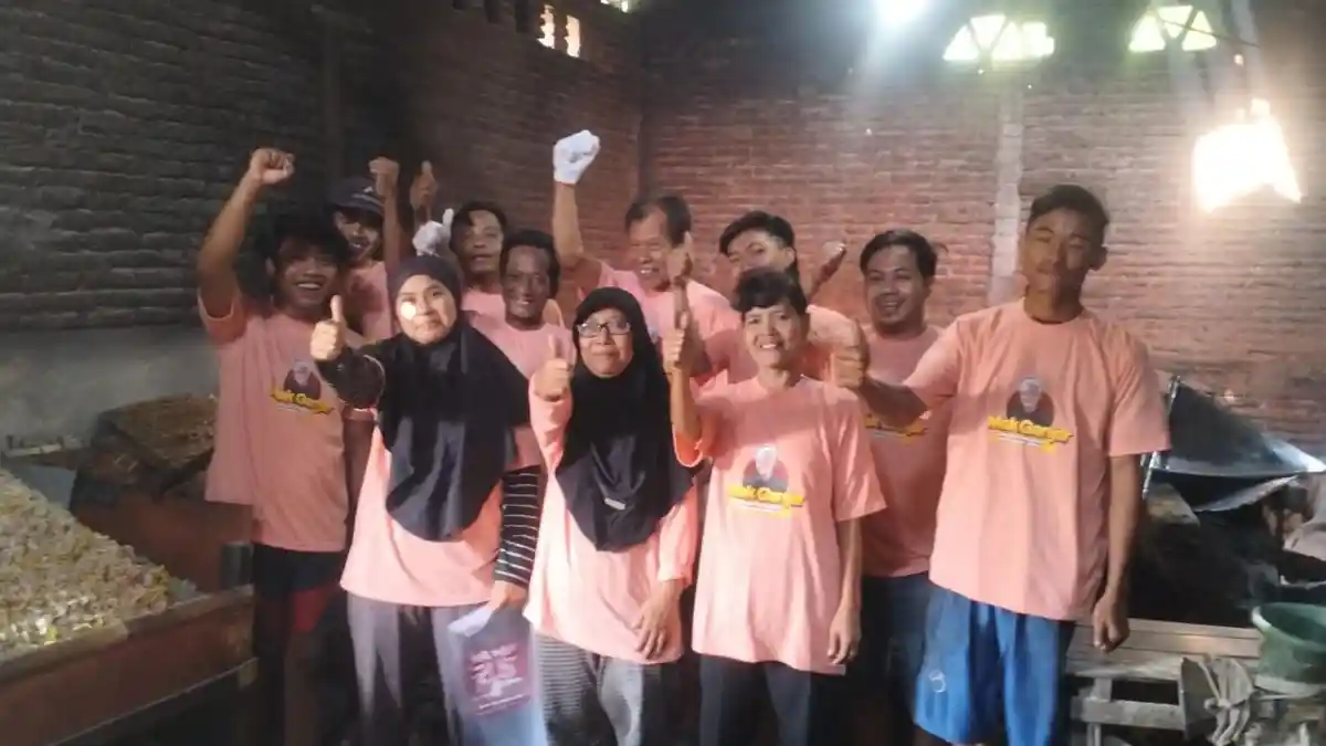 Aksi Mak Ganjar di Kudus, Gandeng Ibu-Ibu Buat Cemilan Sakura