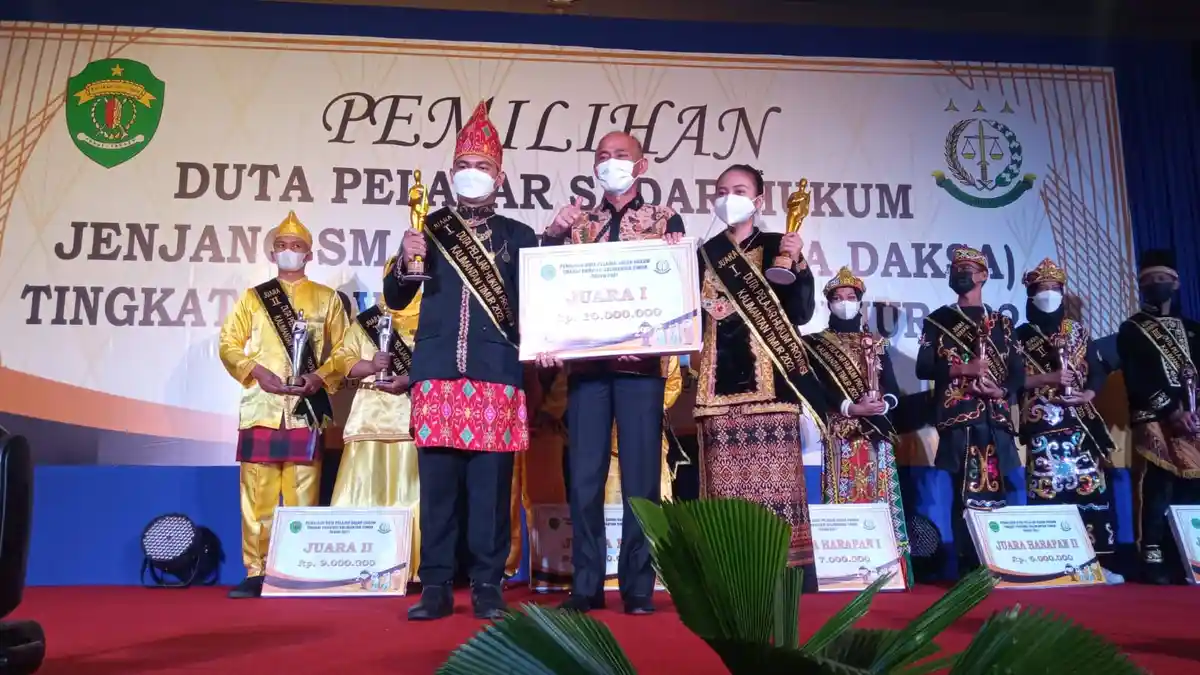 Pemilihan Duta Pelajar Sadar Hukum 2021 di Balikpapan Berakhir