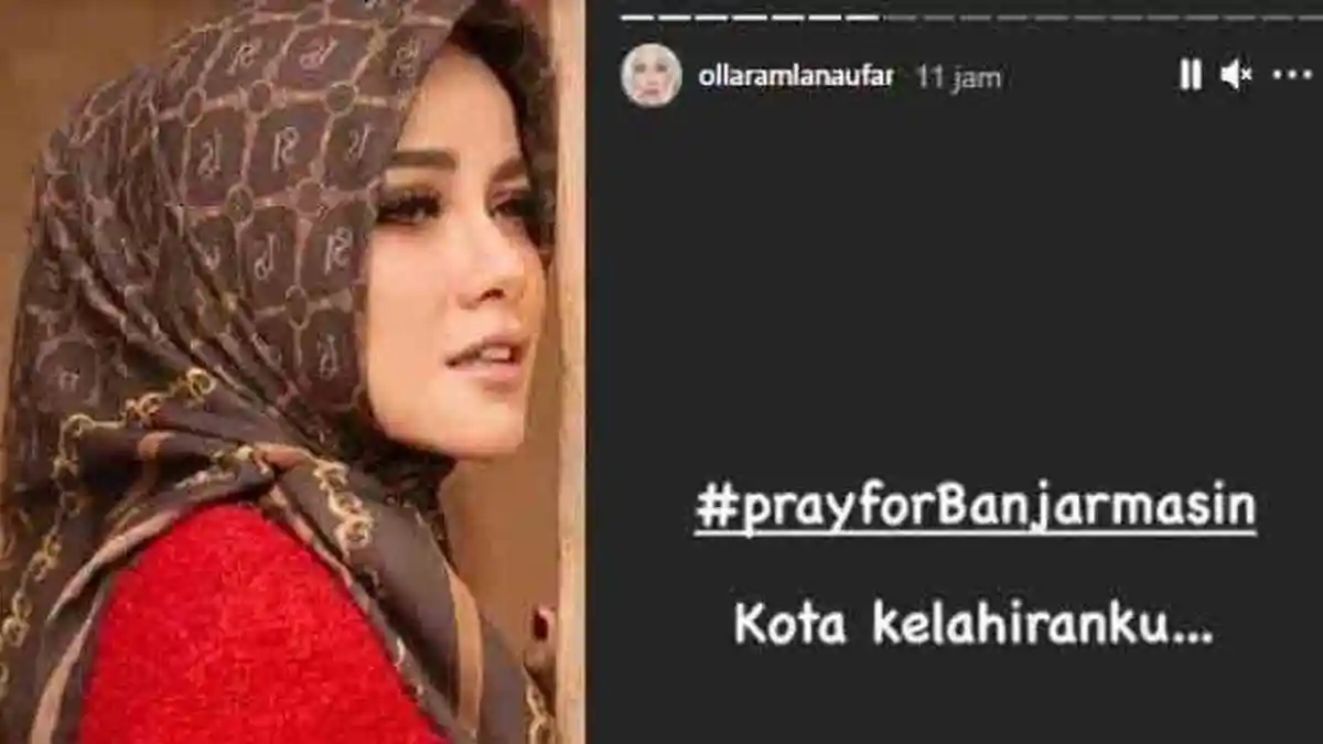 Dilanda Banjir, Artis Asal Kalimantan Selatan, Olla Ramlan, Terry Putri, Ian Kasela Doakan Kalsel