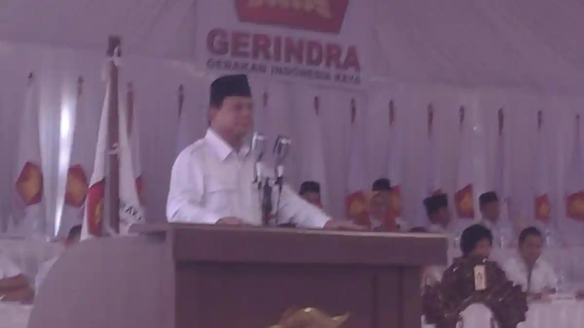 Prabowo: Alam Akan Memisahkan Kader yang Baik dan Setengah Hati