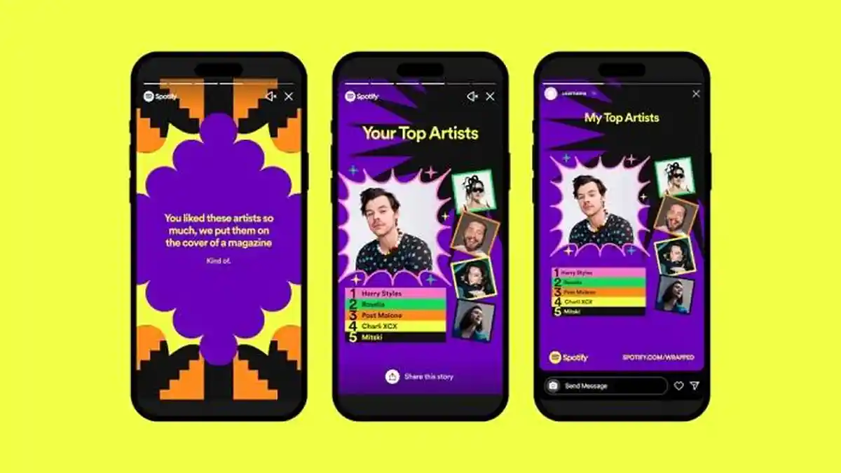 Cara Gampang Share Spotify Wrapped 2024 ke Twitter X, TikTok dan IG, Bisa Cek dari HP dan Web