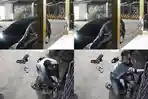 Aksi Pencurian Motor di Sukarami Palembang Terekam CCTV, Pelaku Bobol 3 Kunci Pagar Rumah Warga