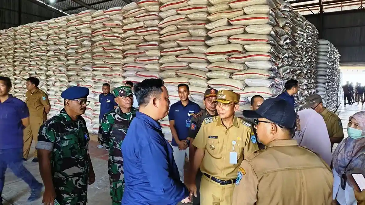 Stok Beras Medium di Gudang Bulog Cabang Belitung Tembus 1.160 Ton