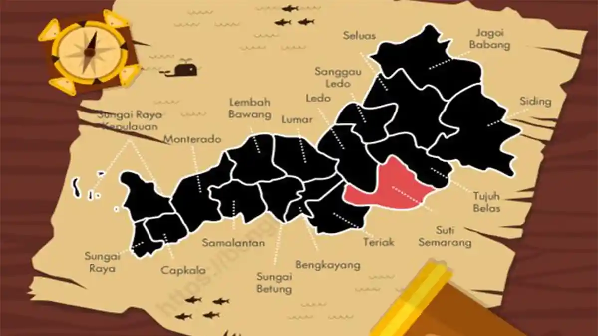 Batas Wilayah dan Profil Kecamatan Suti Semarang Bengkayang Lengkap Daftar 8 Desa Suti Semarang