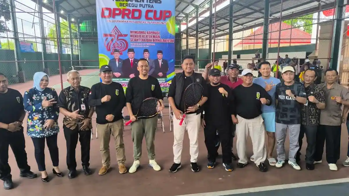 DPRD Klaten Gelar Lomba Tenis untuk Ajak Warga Hidup Sehat