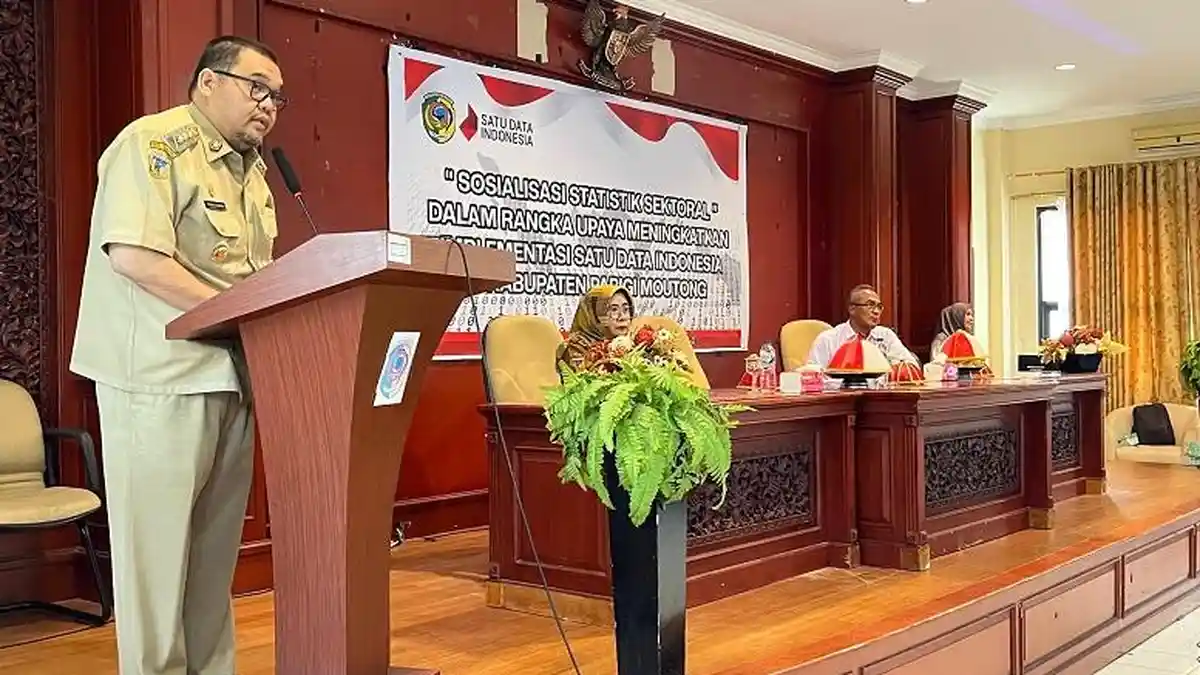 Pemkab Parimo Sosialisasi Statistik Sektoral untuk Implementasi Satu Data Indonesia
