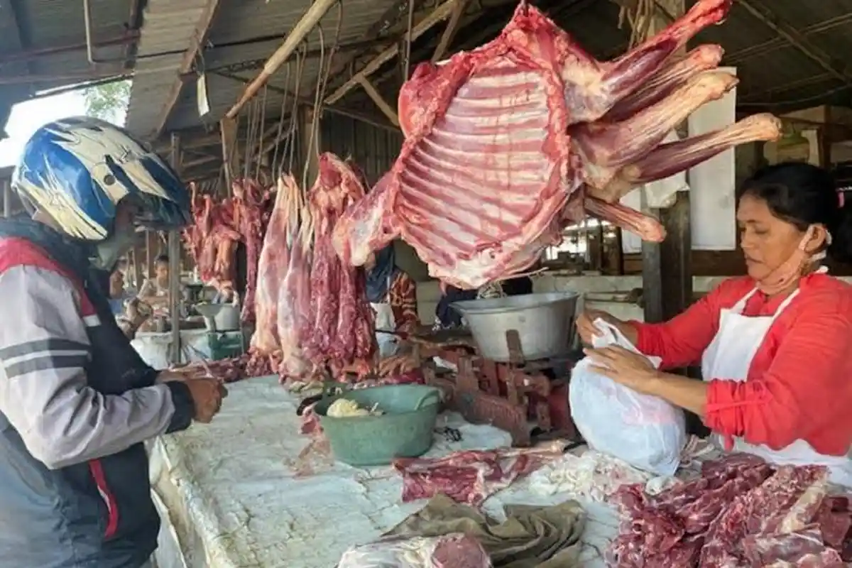 Harga Daging Sapi di Semarang Turun Rp 2.000 Paskalebaran