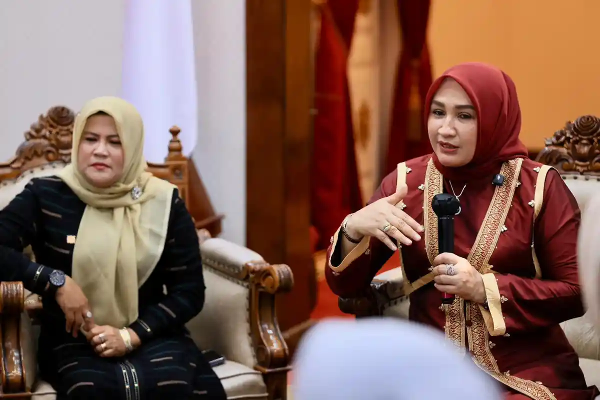 Kak Na Kumpulkan Para Istri Mantan Panglima Wilayah di Pendopo Gubernur Aceh