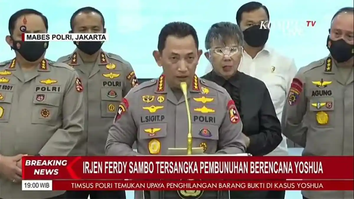 Ternyata Begini Pengakuan Bharada E ke Kapolri: Siap Jenderal, Ferdy Sambo Pelakunya Jenderal
