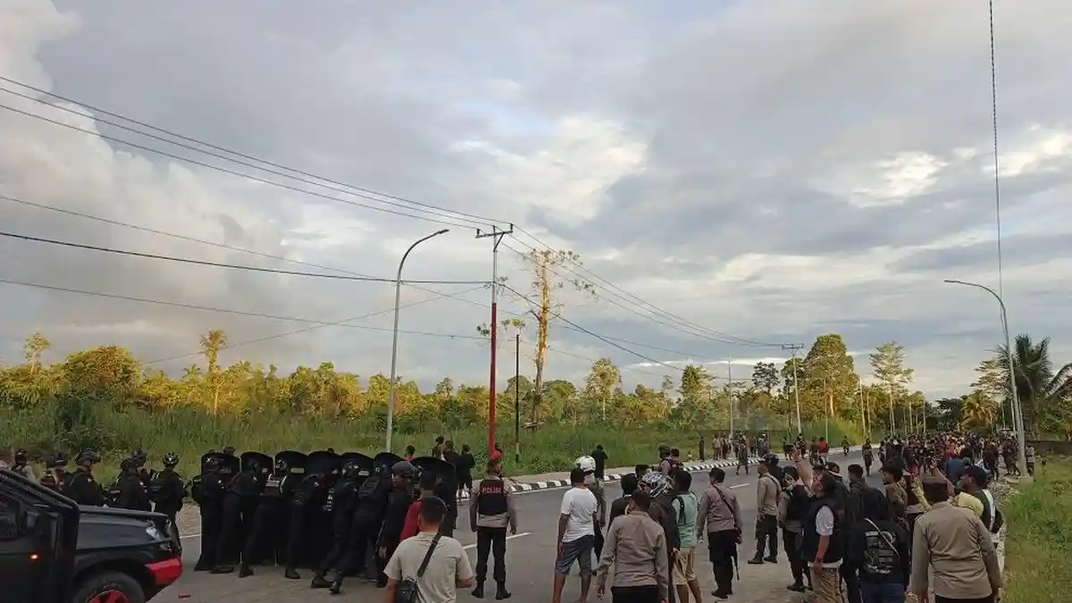 Enam Orang Terkena Anak Panah saat Dua Kelompok Warga Saling Serang di Kota Timika, Kabupaten Mimika