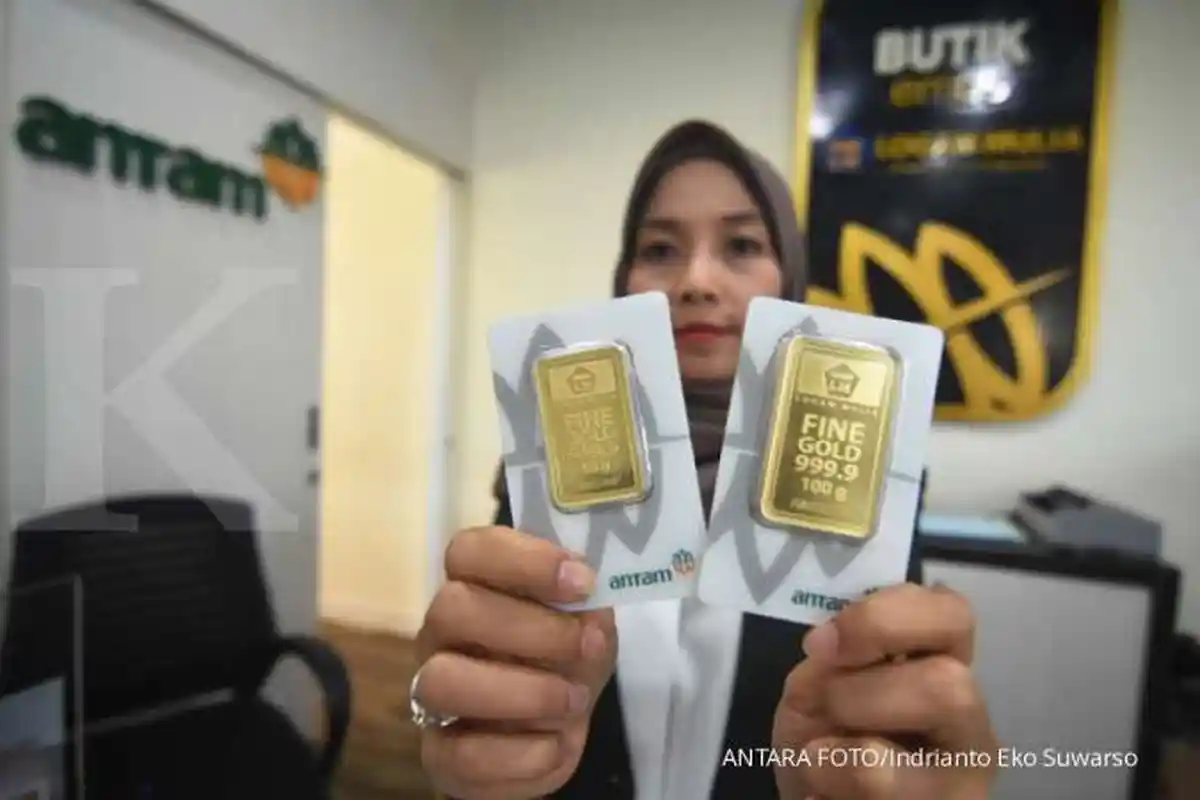 Harga Emas Antam Naik di Level Rp 813.000 per Gram