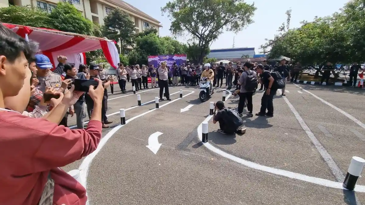 Begini Rute Sirkuit Baru Ujian Praktik SIM C Tanpa Zig-zag dan Angka 8, Relatif Lebih Mudah