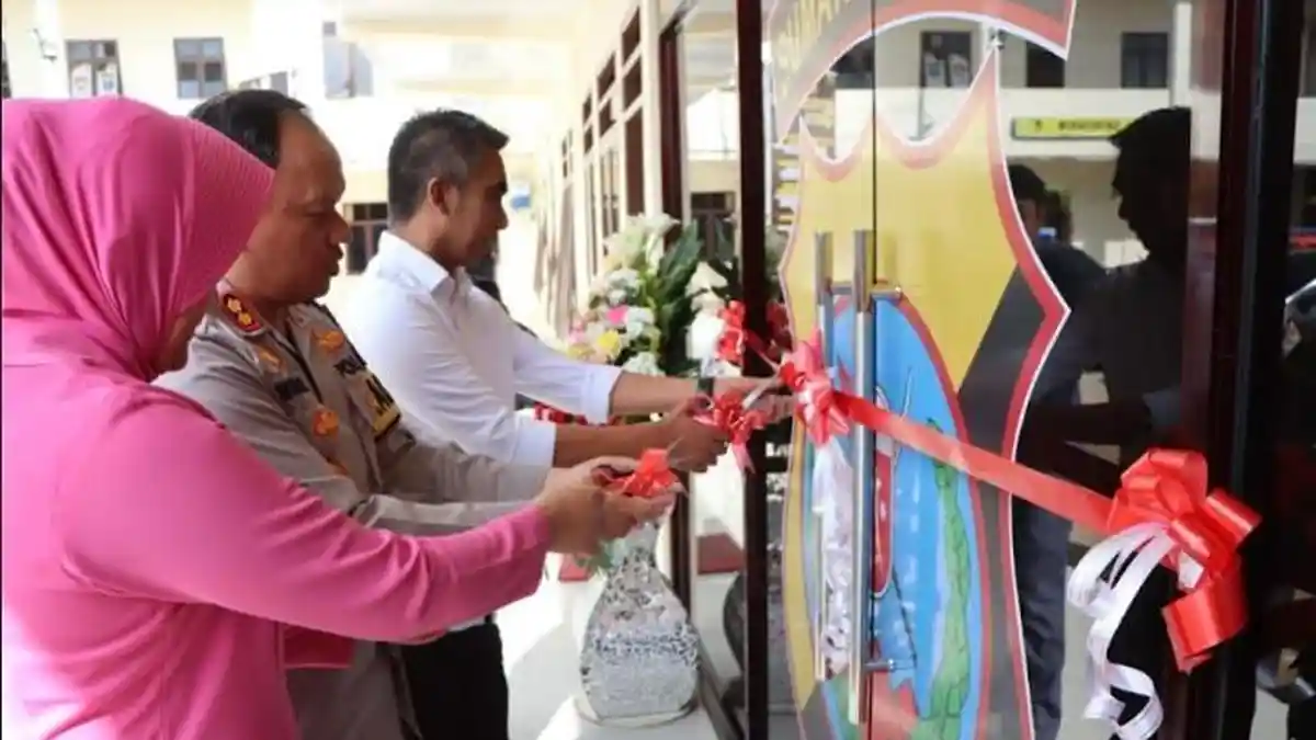 Resmikan Hibah Renovasi Gedung Utama Polres Karo, Kapolres Wahyudi Sebut Optimalkan Pelayanan