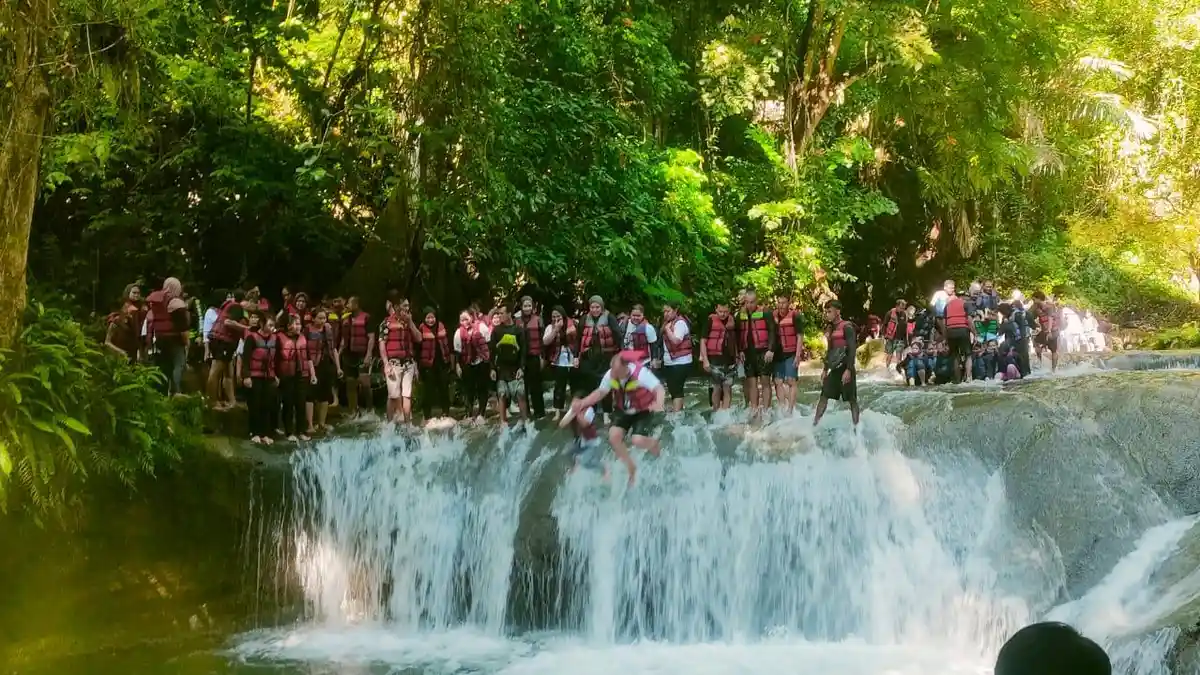 Kunjungan ke Objek Wisata Citumang Pangandaran Mengalami Lonjakan Selama Libur Awal Mei 2026