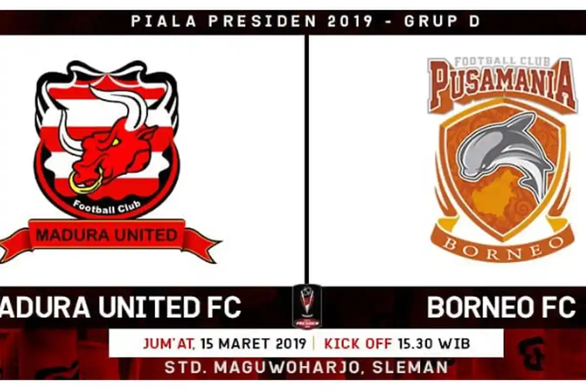 Link Live Streaming Madura United VS Borneo FC, Jumat (15/3/2019), di Indosiar Pukul 16.30 WITA