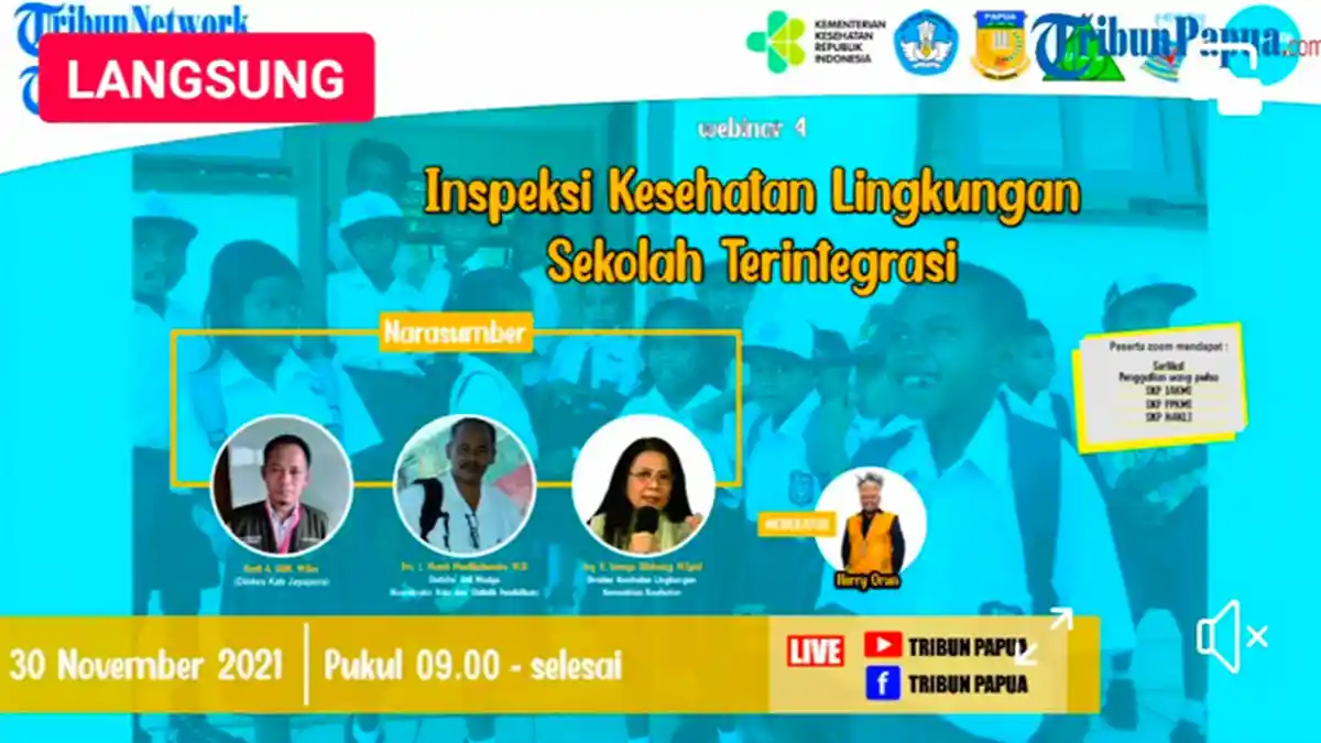 Pemprov Papua Bersama Unicef dan Yayasan Noken Kembali Gelar Webinar Seri-4