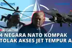 VIDEO - Koalisi Retak! 4 Negara NATO Blokir Jet Tempur AS, Rencana Serangan ke Iran Terhambat