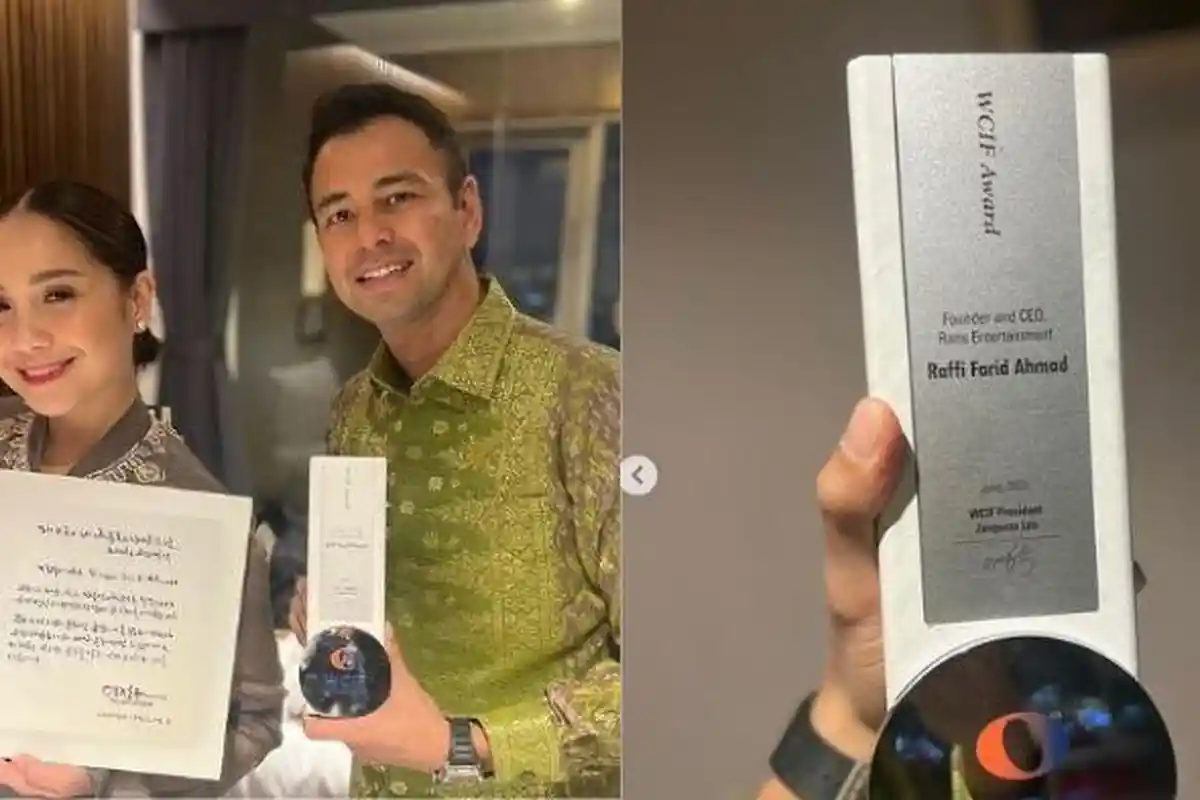 Raffi Ahmad dan Nagita Slavina Hadiri WCIF 2023 di Korea Selatan, Berhasil Raih Penghargaan