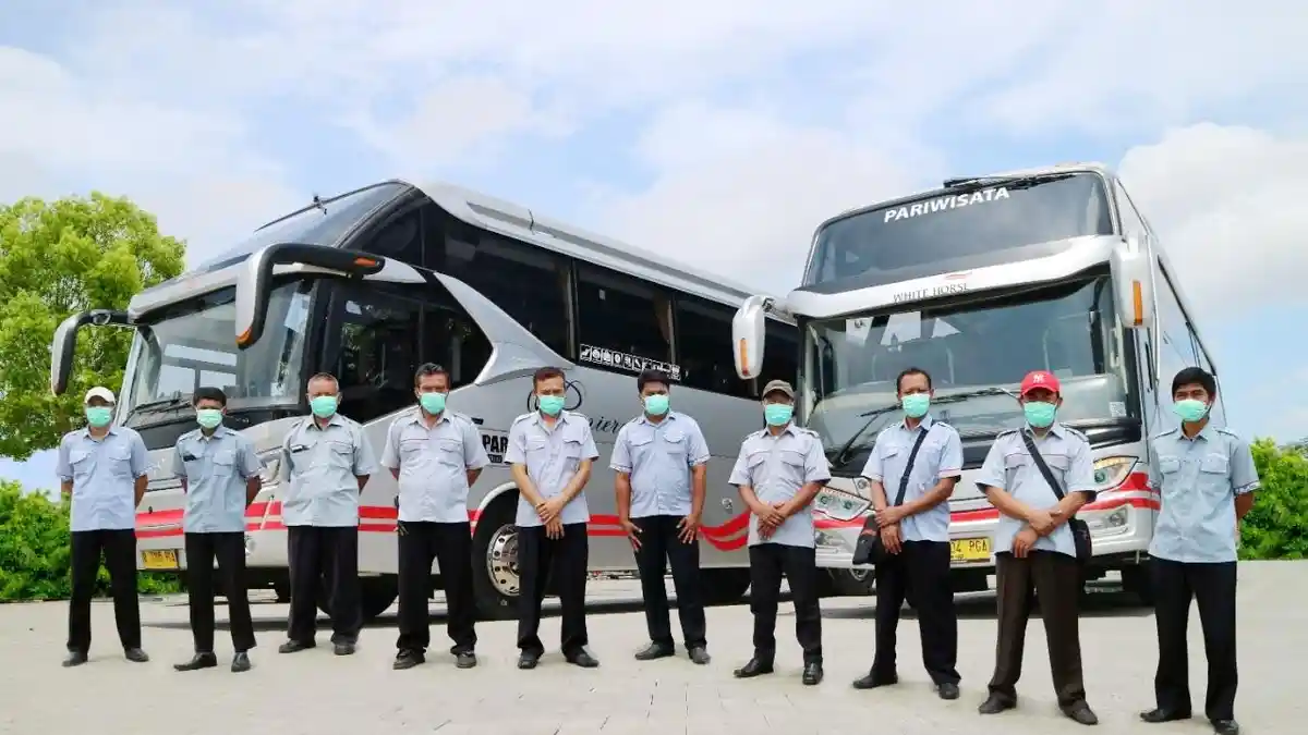Cegah Penyebaran Covid-19, White Horse Sediakan Hand Sanitizer di Seluruh Armada Bus