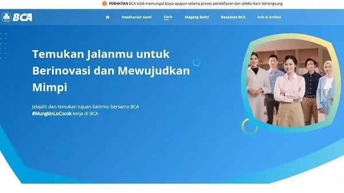 Bank BCA Buka Lowongan Kerja Banyak Posisi Juli 2026, Minat? Cek Syarat dan Cara Daftar di Sini! - Tribun-timur.com
