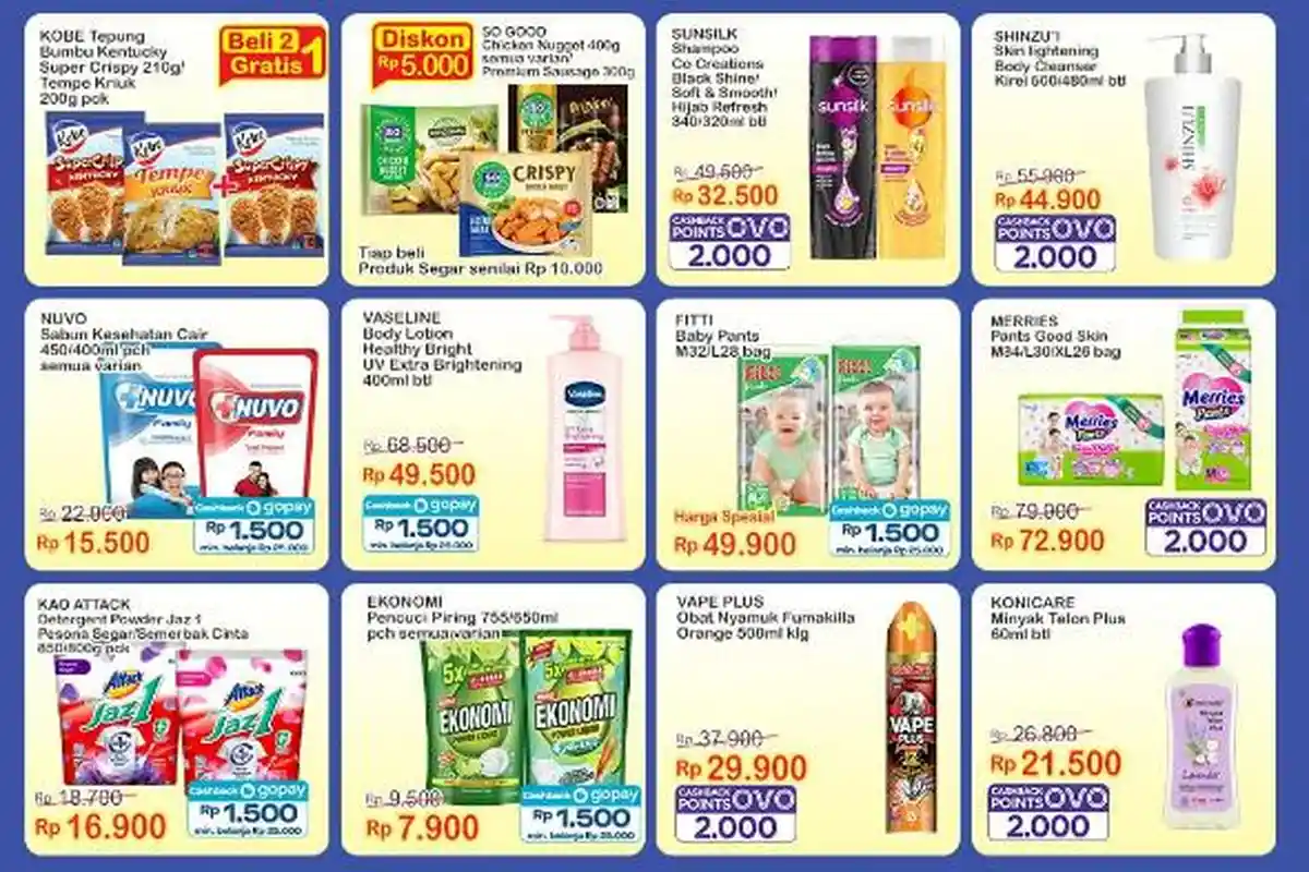 Promo Gajian Indomaret Terbaru, 25 Mei - 5 Juni 2023: Kobe Tepung Bumbu Beli 2 Gratis 1