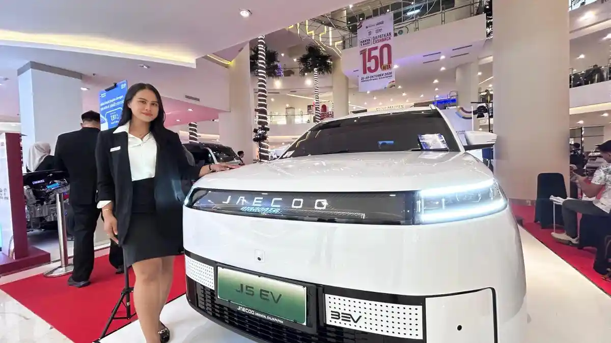 Jaecoo Unjuk Gigi di IIMS Garage 2026 Balikpapan Bawa J5 EV