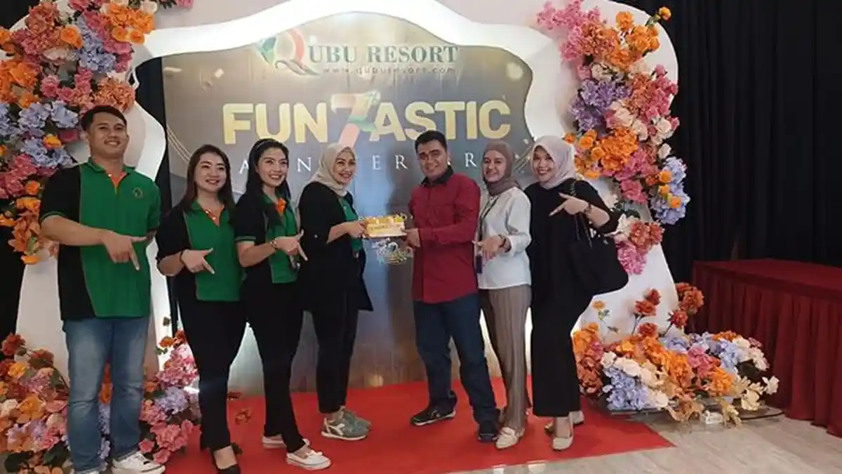 Usung Fun7astic Anniversary, Qubu Resort Rayakan Ulang Tahunnya yang ke 7