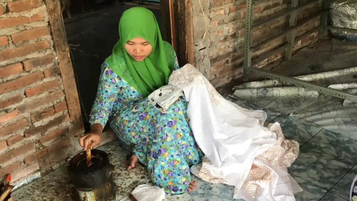 Kisah Pecanting Batik Mlatiharjan Demak, Semula Belajar Hanya Iseng