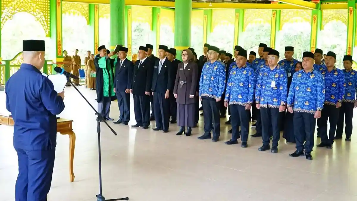 Daftar Nama 32 Pejabat Pemkab Lingga yang Dilantik Hari Ini Lengkap Jabatan Lama dan Baru