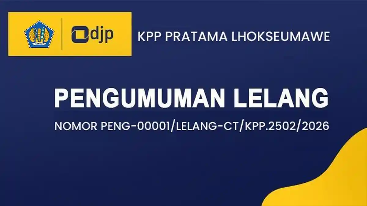 KPP Pratama Lhokseumawe Gelar Lelang Barang Sitaan, Ini Objek Lelangnya - Serambinews.com