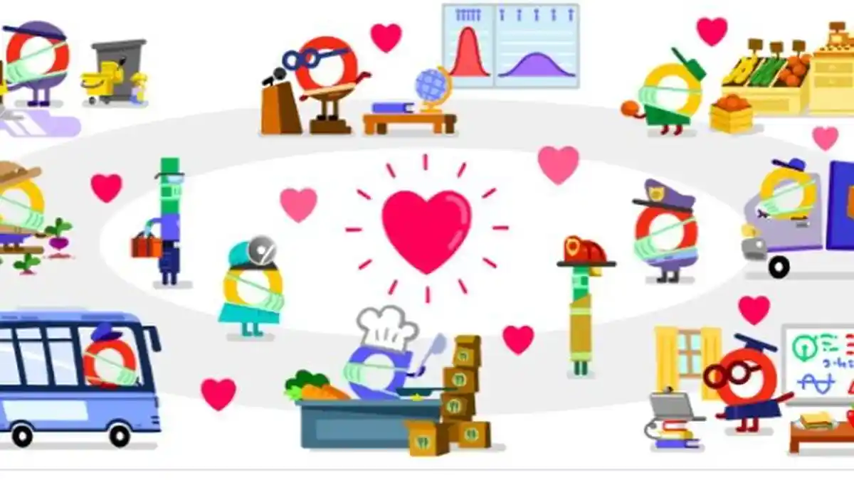 Thank You Coronavirus Helpers Google Doodle, Ucapan Terima Kasih untuk Para Penyelamat dari Covid-19