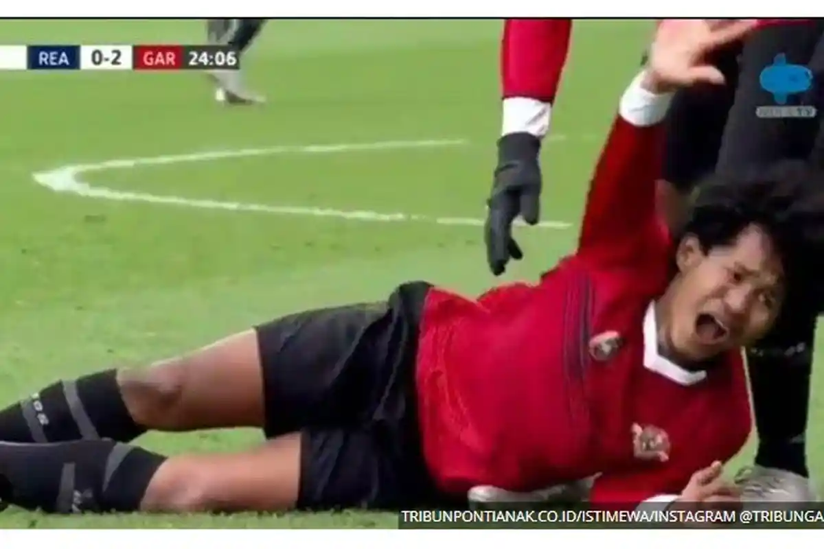 Bagus Kahfi Cedera Serius dan Dilarikan ke RS, Garuda Select vs Reading U18 Hanya Bermain Imbang 2-2