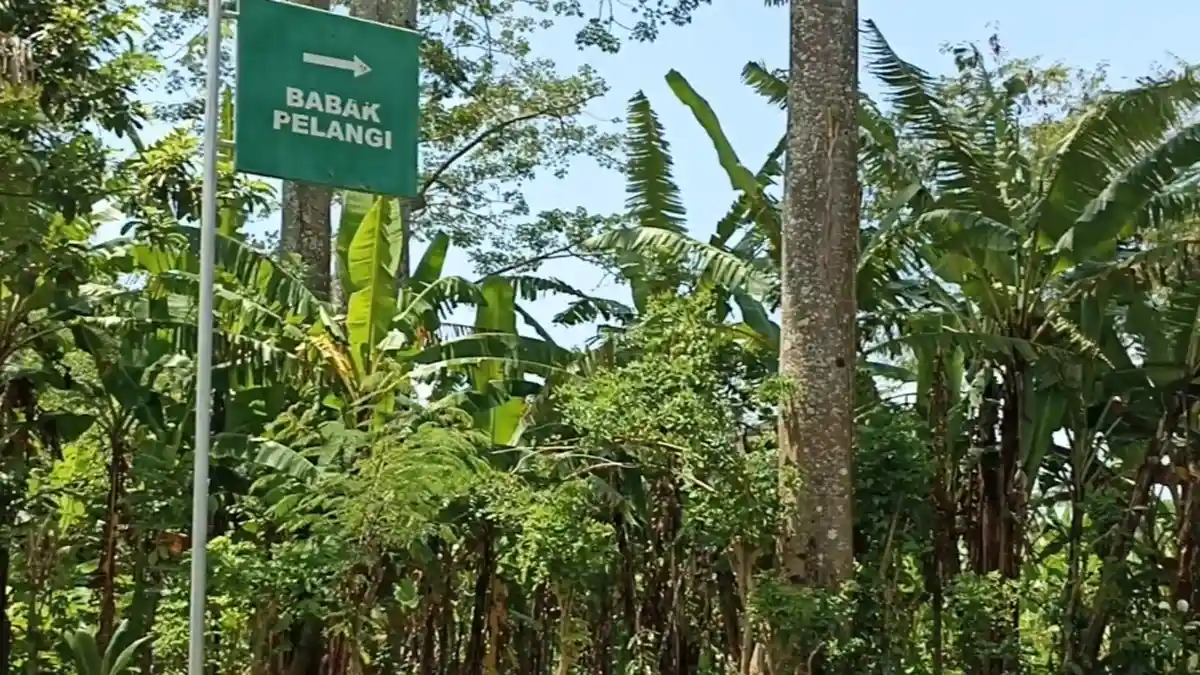 Ini Rute Menuju Air Terjun Babak Pelangi Desa Lantan dari Kota Praya