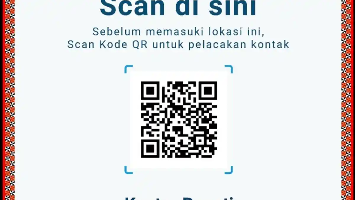 Pemkab Lampung Barat Pasang 4 Titik Scan Kode QR Aplikasi PeduliLindungi
