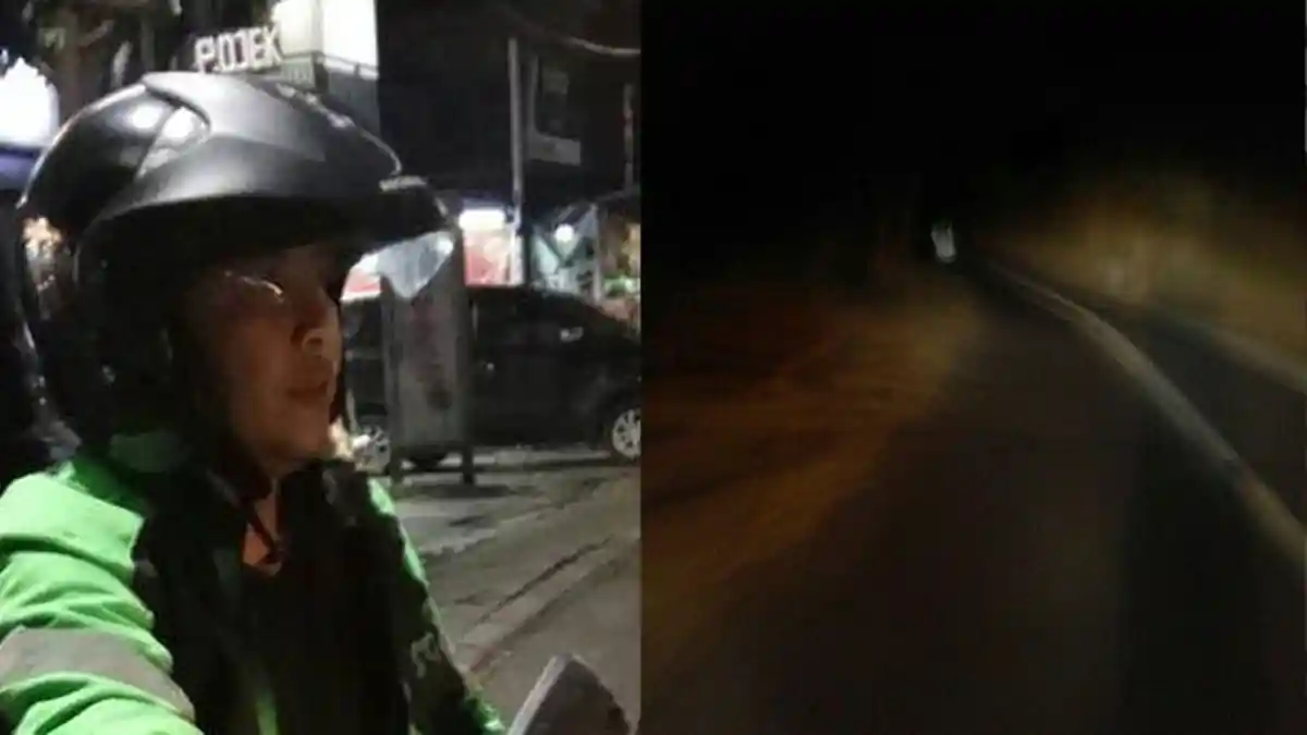Kisah Driver Ojek Online Dihadang Sosok Putih Viral, Ternyata Ada 2 Versi Cerita, Percaya yang Mana?