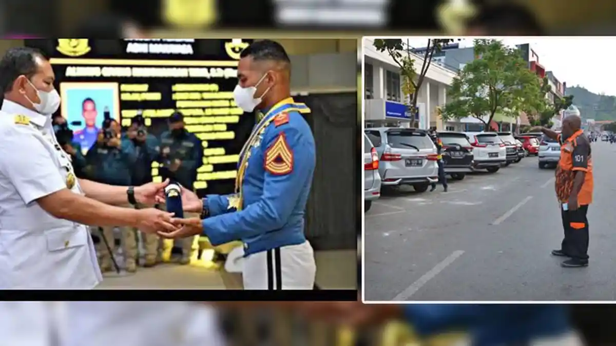 Always Giving Hamonangan Tiris, Anak Juru Parkir, Putra Papua Pertama yang Raih Adhi Makayasa AAL