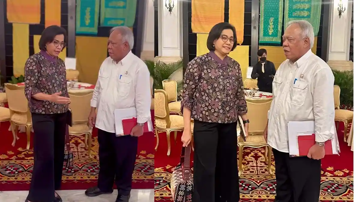 Menkeu Sri Mulyani unggah Foto Bersama Basuki Hadimuljono Sehari Setelah Diminta Mundur